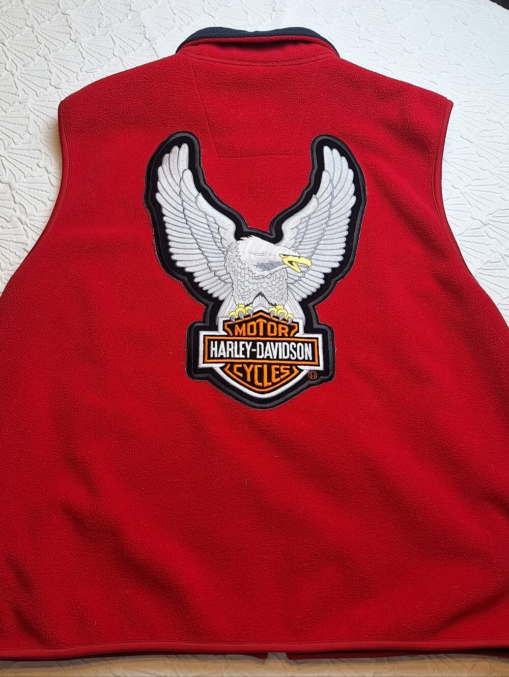 Devon & Jones Red Sleeveless Fleece Vest Size XL - Picture 1 of 6